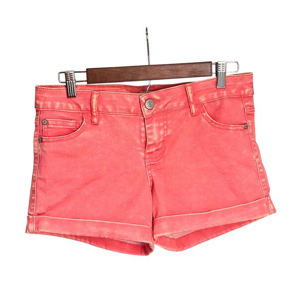 Pink Celebrity Jean Shorts | Style# CJ3502F57  - Teens/Juniors Size 9 - Picture 1 of 10
